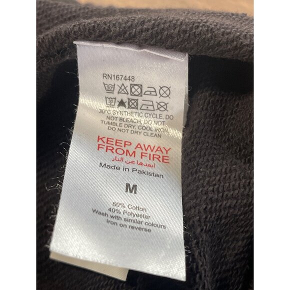 PrettyLittleThing Black Branded High Waist Runner Shorts Womens Size Medium - Picture 6 of 9